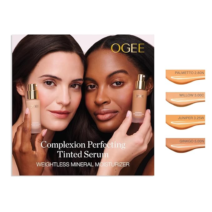 Ogee Complexion Perfecting Liquid Foundation - Juniper 3.25W, Tinted