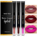 MAKI YIKA 3Pc Red Lipstick Set for Women Color Stay Nude Red Pink Lipstick
