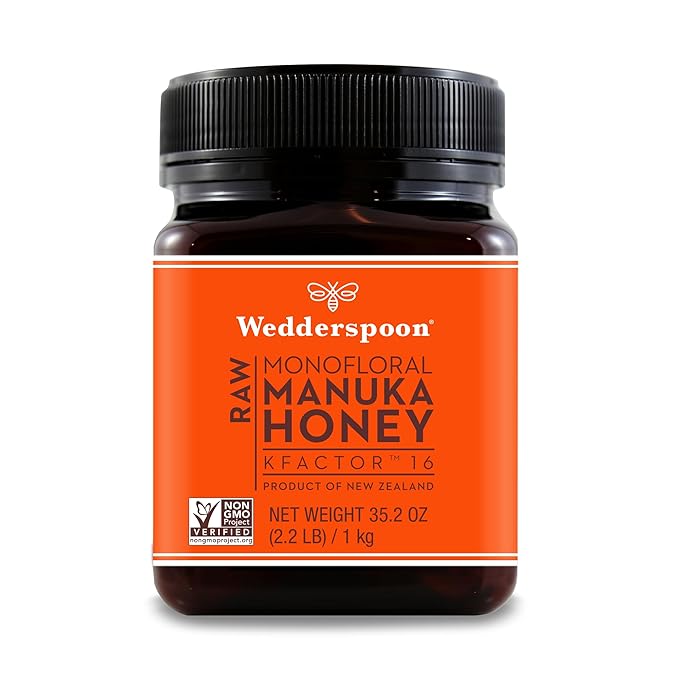 Wedderspoon Raw Manuka Honey 150+ MGO, 35.2 Oz, Unpasteurized New Zealand Honey, Non-GMO, BPA-Free Jar, Superfood & Natural Wellness Support