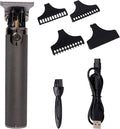 Red by Kiss Hair Trimmer for Men Precision Blade Cordless Trimmer Mens Grooming Kit (Cool Gray)