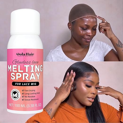 Dolahair Lace Glue Kit Wig Installation Kit & Melting Spray (Dark Brown)