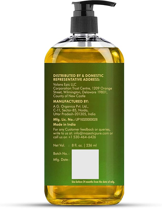 Majestic Pure Arnica Massage Oil for Men & Women, 8 Fl Oz, 2-Pack