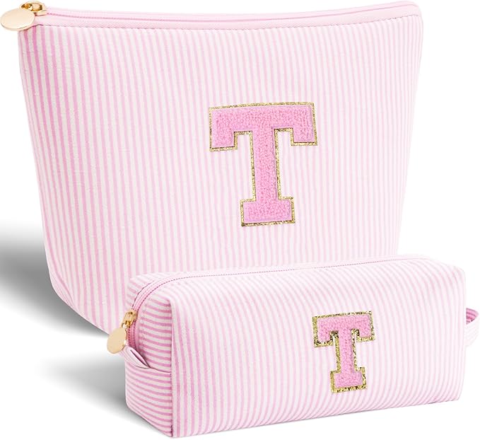 Btffitting Gifts for Teen Girls Women - Birthday Gifts for 10 11 12 13 14 15 16 17 18 Years Old Girl,Makeup Bag Cosmetic Bag,Teacher Gift Trendy Stuff Toiletry Bag - Pink,T