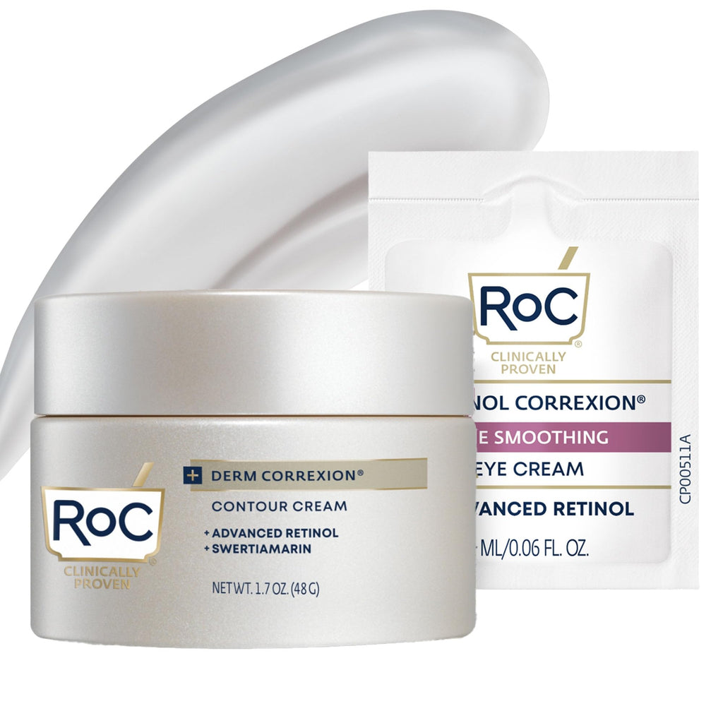 RoC Derm Correxion Neck Cream, Retinol + Hyaluronic Acid, Firming, 1.7 oz