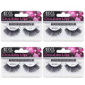 Ardell False Eyelashes Double Up 210 - Voluminous & Full Strip, Reusable Wispy Lashes, 4 Pack