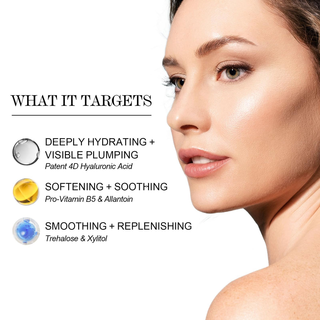 ZealSea EWG Hyaluronic Acid Serum 2 Pack, Hydrating Face Serum Day & Night
