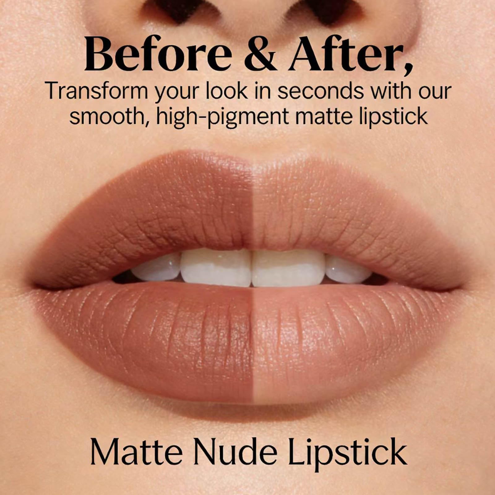 TWLBXMG Matte Lipstick Single, Long Lasting Waterproof Velvet Lipsticks, High Pigment Non-Stick Cup Not Fade Lipstick for Women，Quick Makeup Lightweight Portable # 10