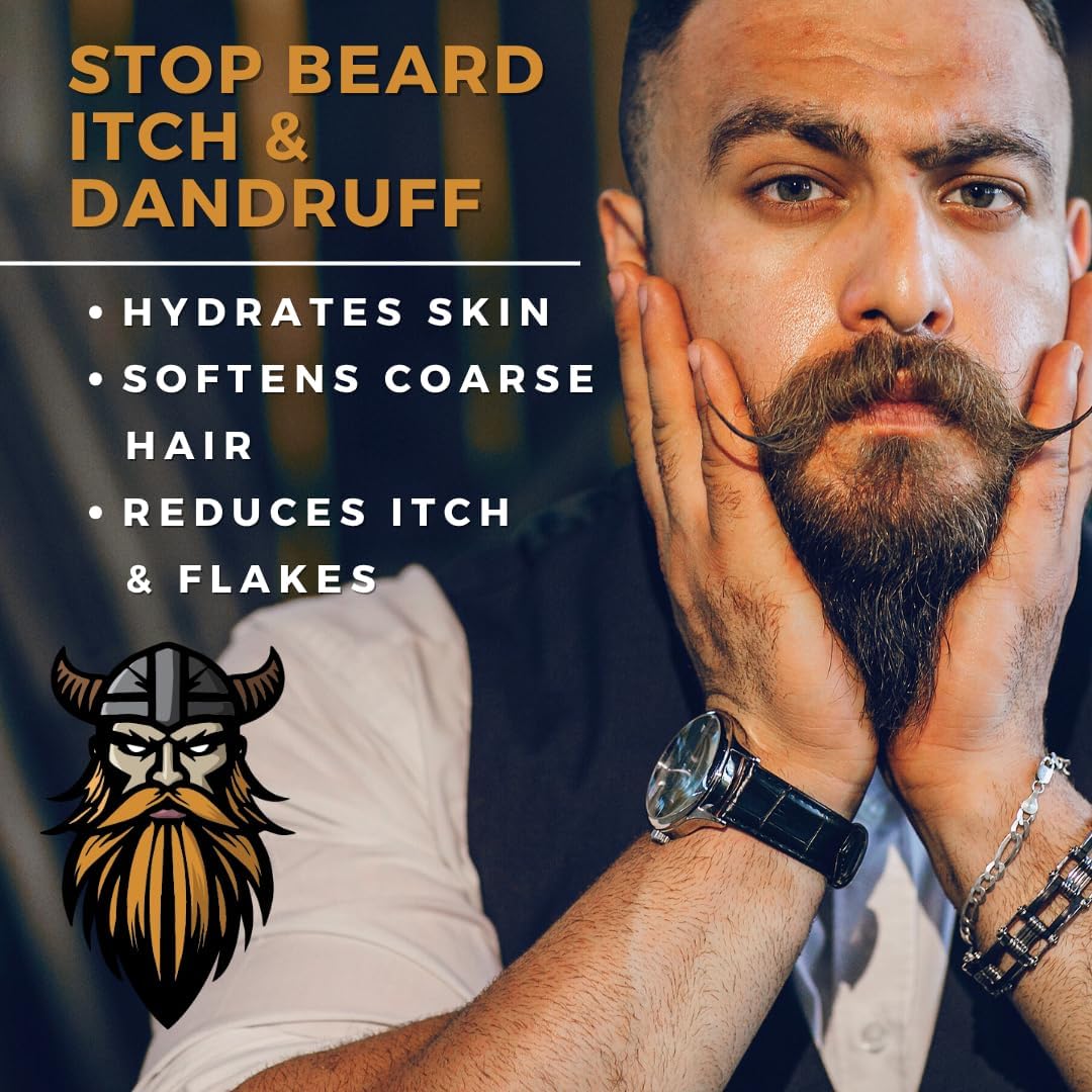 Veien Beard Oil for Men, Clean White Tea Scent, 2oz
