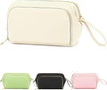 Fammart Travel Makeup Bag, Wide-open Cosmetic Bag Make Up Organizer Case with Brushes Pocket for Women, Large Family Toiletry Bag Skincare Pouch for Toiletries Accessories