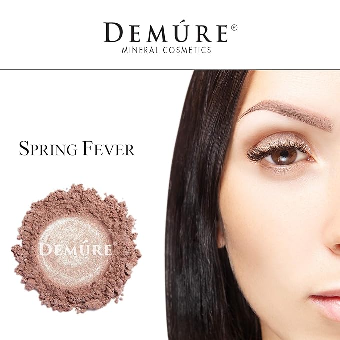 Demure Mineral Make Up (Spring Fever) Loose Shimmer Eye Shadow, Glitter Eyeshadow, Professional Makeup