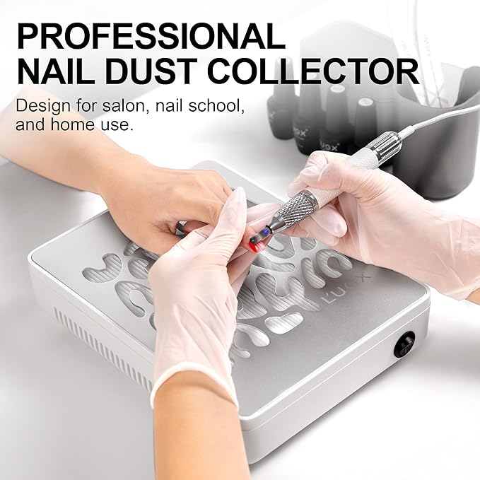 L'UGX Professional Nail Dust Collector, Dust Collector Nail Tech, LG608S