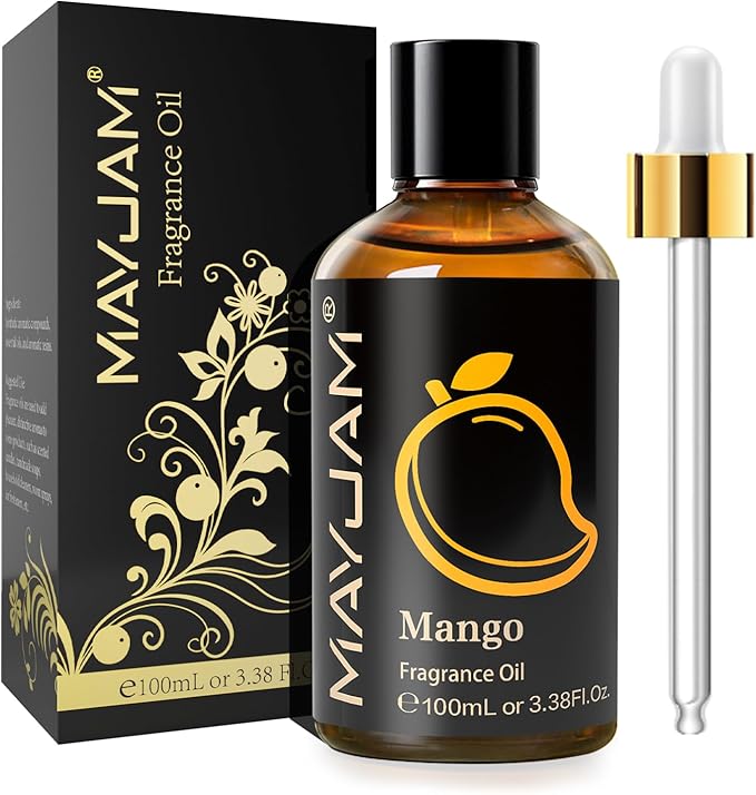MAYJAM Mango Fragrance Oil for Soap Candle Making, 3.38fl.oz