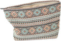 BBORGDC Stylish Jacquard Makeup Bag - Large Capacity Cosmetic Pouch & Travel Toiletry Organizer with Zipper, Perfect for Daily Use & Gifts