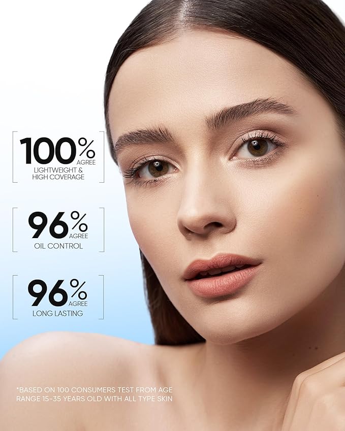 SKINTIFIC Velvet Matte Cushion Foundation Blue #01 Vanilla