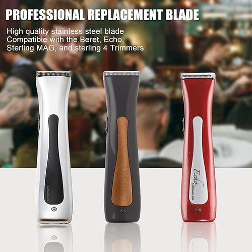 2 Pack Professional Detachable Hair Clipper Replacement Blades #2111 Blade Compatible with Wahl Mag Trimmers 8841/8143 /8700- Fits Professional Barbers and Stylists