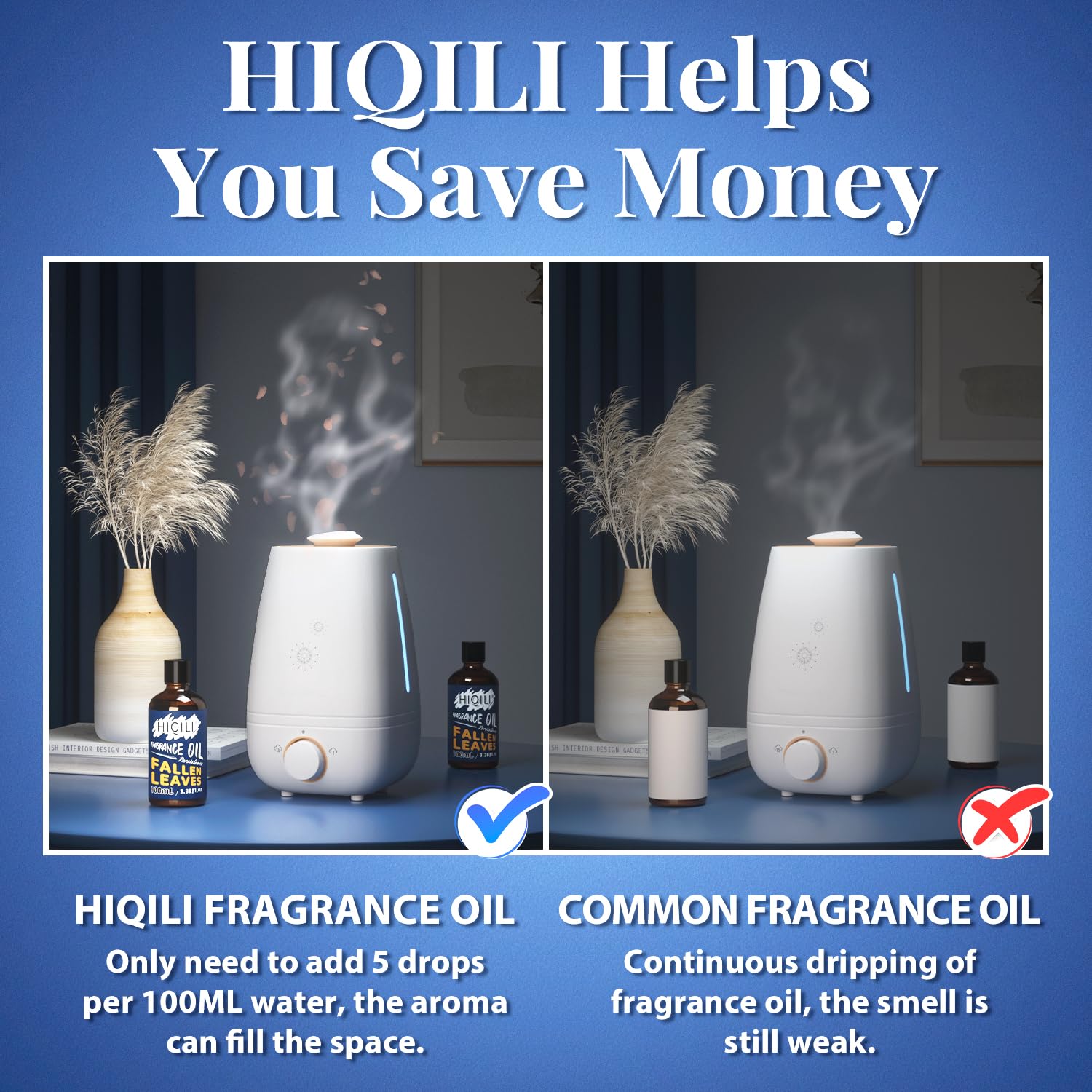 HIQILI Fallen Leaves Fragrance Oil for Diffuser, Candle & Soap