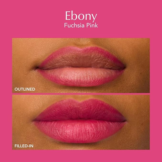 Thrive Causemetics Lip Filler Plumping Lip Liner, Fuchsia Pink Shade Ebony