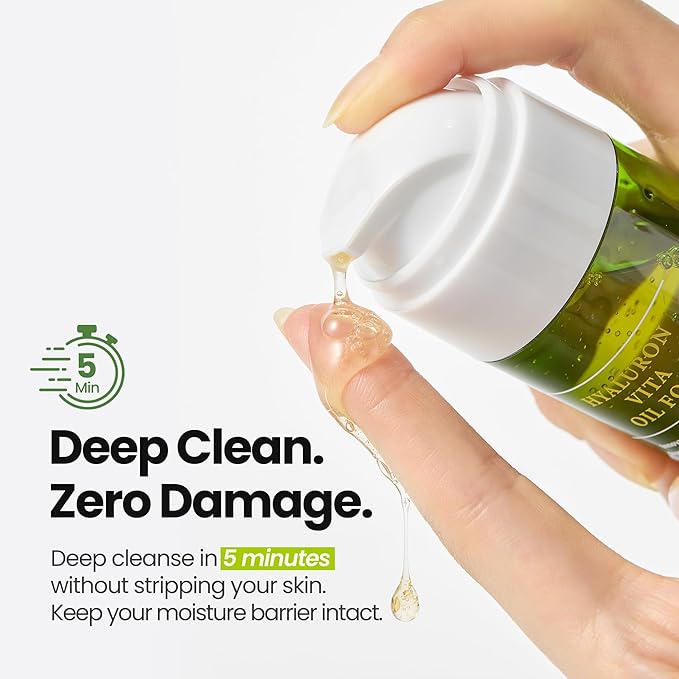 MAXCLINIC K Beauty Hyaluron Vita Oil To Foam - Makeup Face Wash Cleanser