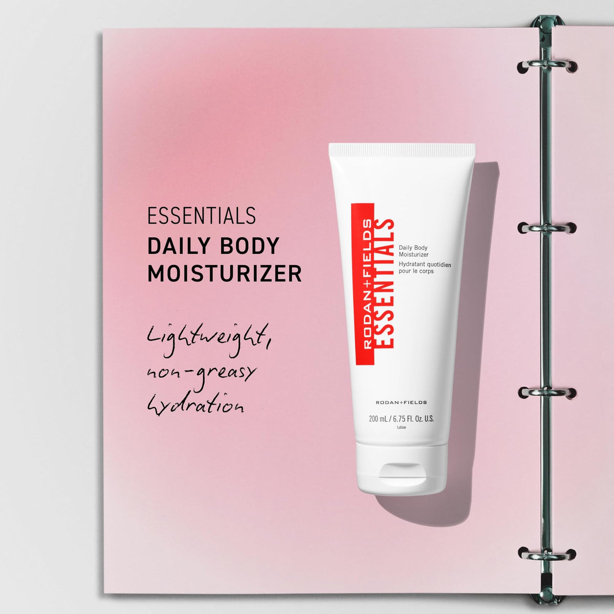 RODAN + FIELDS ESSENTIALS Daily Body Moisturizer, 6.8 ounces, Body Lotion for Dry Skin, Hydration, Elevate Skincare, Skin Moisturizer