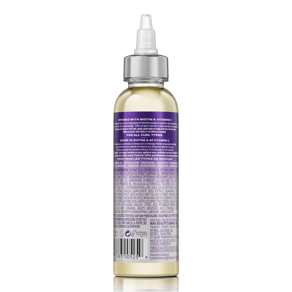 The Mane Choice Alpha Multi-Vitamin Scalp Nourishing Hair Growth Oil, Helps Stimulate, Revitalize & Soothe, Scalp Oil with Biotin, & Vitamin C, 4 oz, Pack of 2