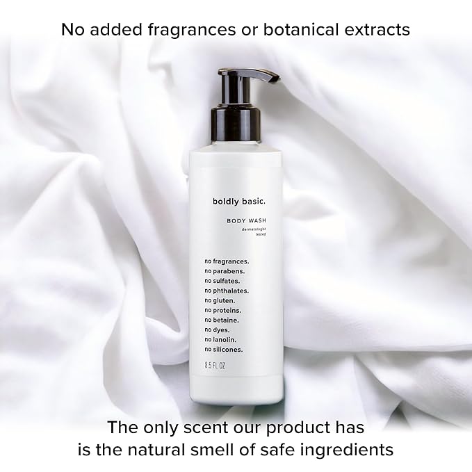 Boldly Basic Fragrance Free Body Wash - Unscented - Dermatologist Tested