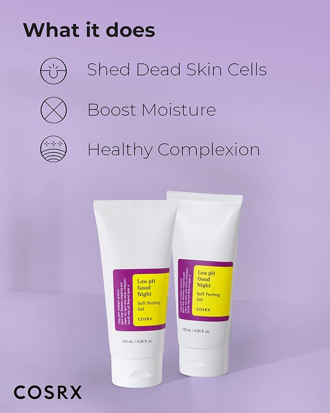 COSRX Low pH Soft Peeling Gel, Korean Gentle Face Scrub, 4.05 fl oz