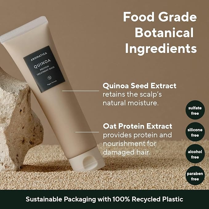 AROMATICA Quinoa Protein Hair Mask Treatment (5.41oz / 160ml)