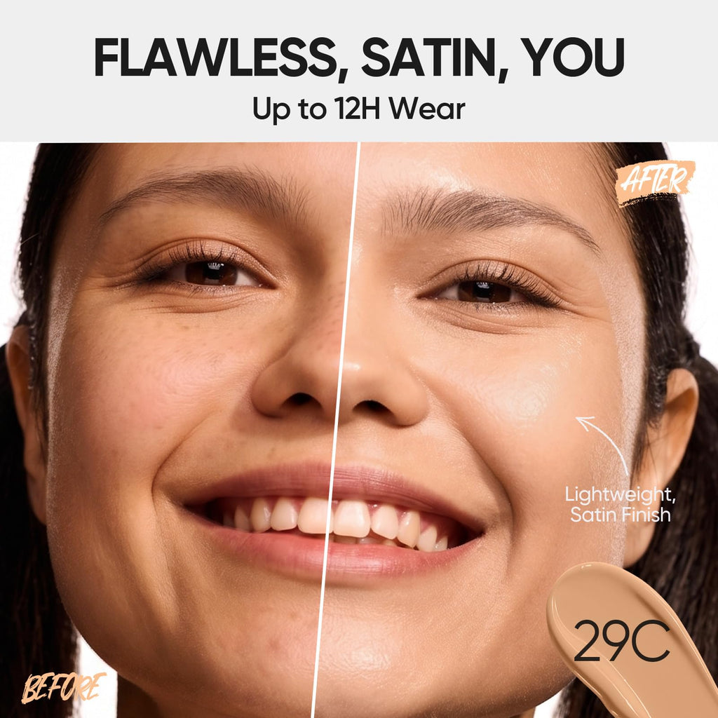 SKINTIFIC Full Coverage Cushion Foundation #29C Taupe Beige