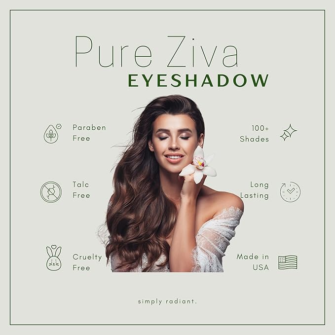 True Black Night Smokey 100 Pure Jet Black Eye Shimmer Pressed Powder Single Eyeshadow; Talc, Paraben & Cruelty Free