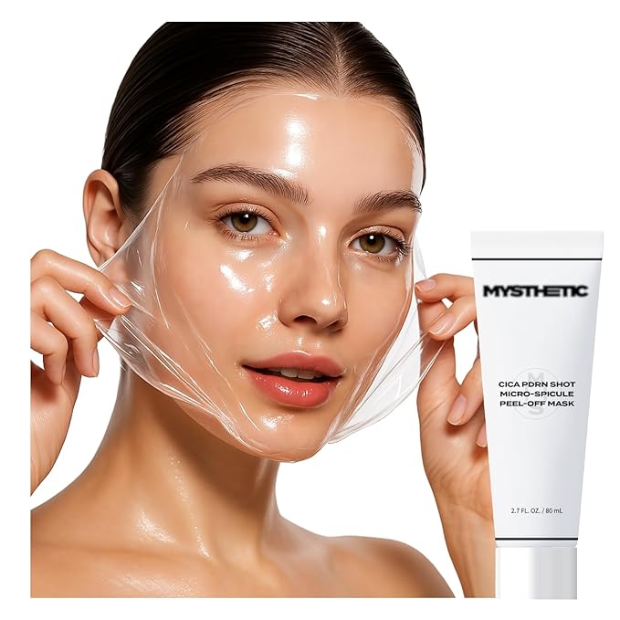 MYSTHETIC PDRN Collagen Wrapping Mask with CICA-PDRN Micro-Spicule Shots for Elasticity, Pore-Minimizing, Hydration, Glow - Korean Skin Care - 2.7 FL. OZ.