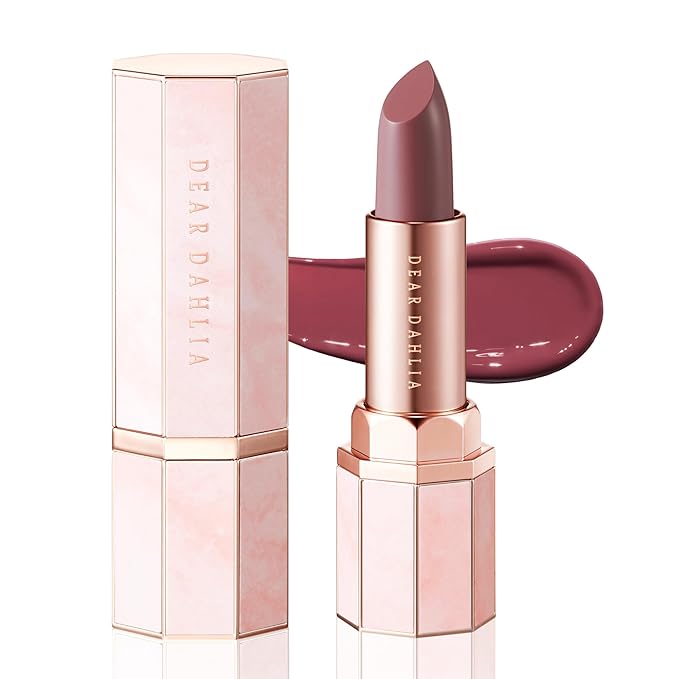 DEARDAHLIA Lip Paradise Sensual Lip Glow (Diana) - Hydrating Vegan Lipstick with Glossy Finish, Vibrant Color, Smooth Application, Natural Radiant Glow & Shea Butter Nourishment, 0.11 oz