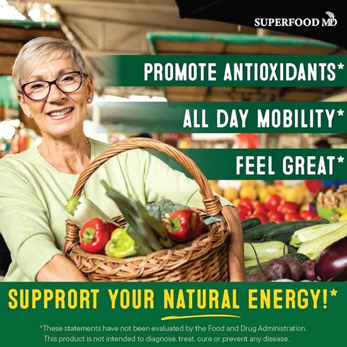 Superfood Fruit and Veggie Supplement - Fruit and Veggie Capsules 100% Whole Super Fruits and Super Vegetables Supplements & Vitamins, with Beta Carotene (720 Count (Pack of 4))