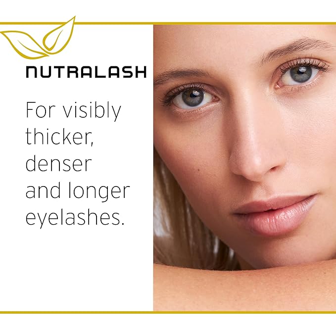 Nuvega Lash - Vegan Eyelash & Eyebrow Serum Set I Longer Eyelashes in 4-6 Weeks I Lash and Eyebrow Growth Serum I Made in Germany I 1ml & 3ml