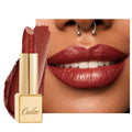 Oulac Matte Plummy Red Lipstick with Glow Metallic Finish - Vegan Lipstick for Women, Creamy Texture, Hydrating Clean Beauty Formula, High-End Magnetic Hook Design, GM13 Daring