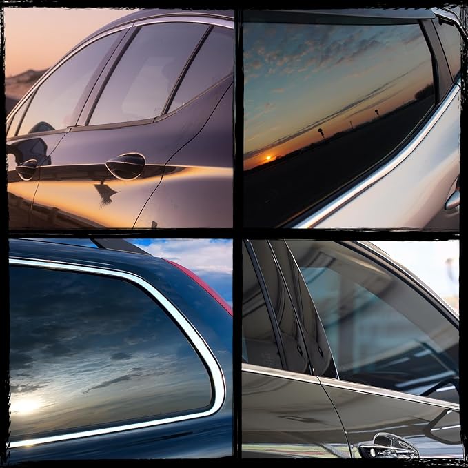 TOYOCO Ceramic Car Window Tint Film, 35% VLT, 20" x 20FT Window Privacy Film, No Signal Interference, 99% UV Protection & Scratch-Resistant for Side & Rear Windows, DIY Install