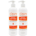 Cleure Fragrance Free Body Wash, Sensitive Skin & Eczema (12 oz, 2 Pk)