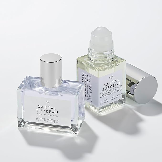 Le Monde Gourmand Santal Supreme Spray Eau de Parfum - Sandalwood, Violet, Musky Perfume Notes - 1 fl oz (30 ml)