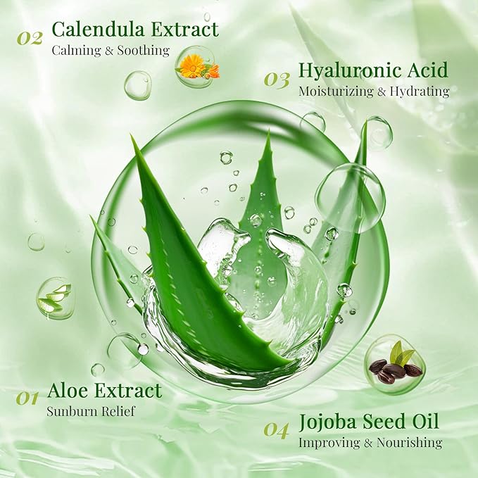 12 Pack Aloe Vera Face Masks Skincare, Sheet Aloe Hydrating Face Mask