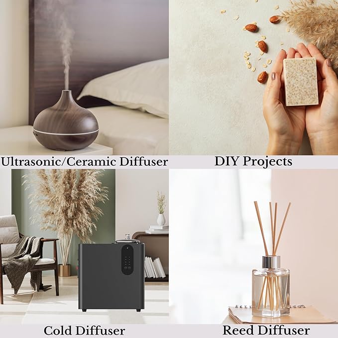 Scentia Nobu Essence Diffuser Oil for HVAC Scent Machine – Hotel Fragrance Inspired by Nobu Hotel – 500 mL – Jasmine, Lily & Sandalwood Oil for Commercial & Cold Air Diffusers, Made in USA