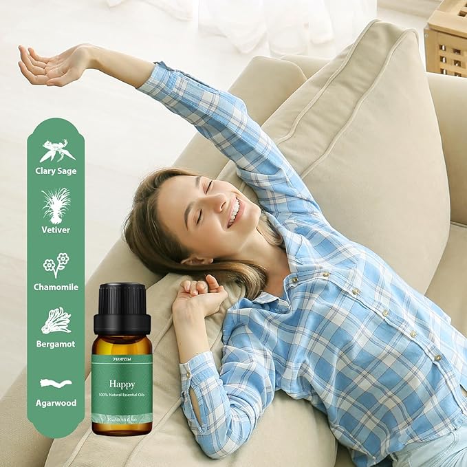 FUHITIM Essential Oils Blends Set for Diffusers for Home 6x10ml