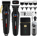 HIENA PRO Cordless Hair Clippers/Trimmers for Men, Barber Kit