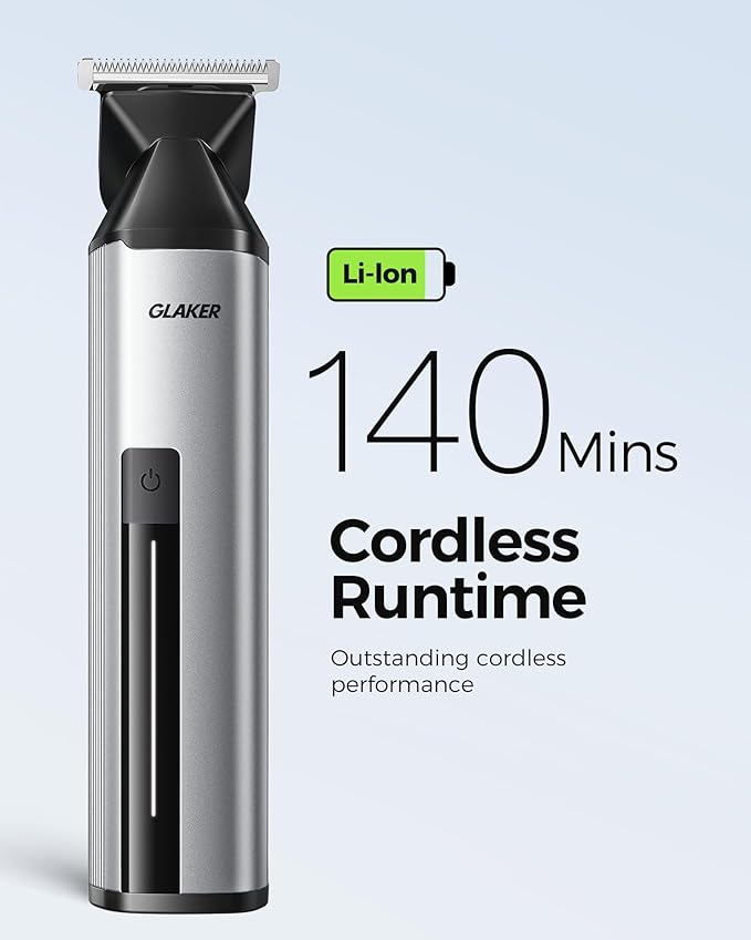 GLAKER Electric Razor for Men - Multi Shavers for Men, Complete Mens Beard Trimmer with Ear Hair Trimmer, Electric Nose Hair Trimmer & Body Groomer, Face Razor and Shaver
