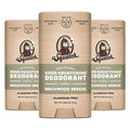 Dr. Squatch Natural Men’s Deodorant – Aluminum Free Natural Deodorant Men with Charcoal & Postbiotics for 72-Hour Odor Protection – Birchwood Breeze, 2.65oz Stick (3-Pack)
