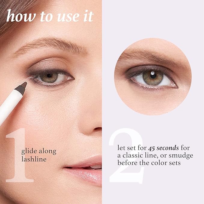 Julep When Pencil Met Gel Eyeliner – Waterproof, Long-Lasting, Smudge-Proof Liner for Everyday to Night Looks, Green Tea Shimmer