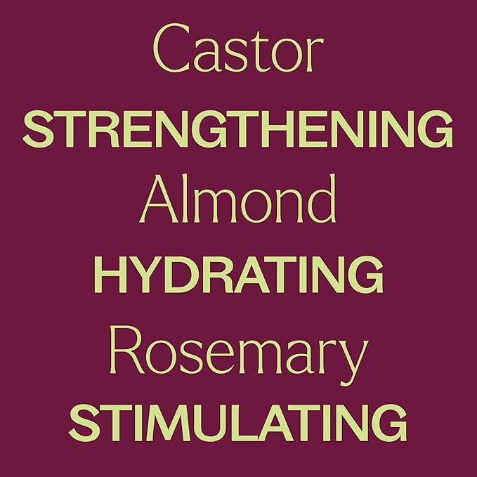 Plant Therapy Rosemary & Castor Oil - 4 oz Hair Treatment for Growth, Shine, Softness, Healthy Scalp & Hair Mask