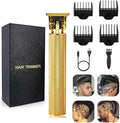 DEYOT Professional Hair Clippers for Men Electric Haircut Kit Hair Trimmer Grooming Waterproof Rechargeable Close Cutting T Blade Trimmer USB Rechargeable Clippers for Hair Cutting with Guide Combs
