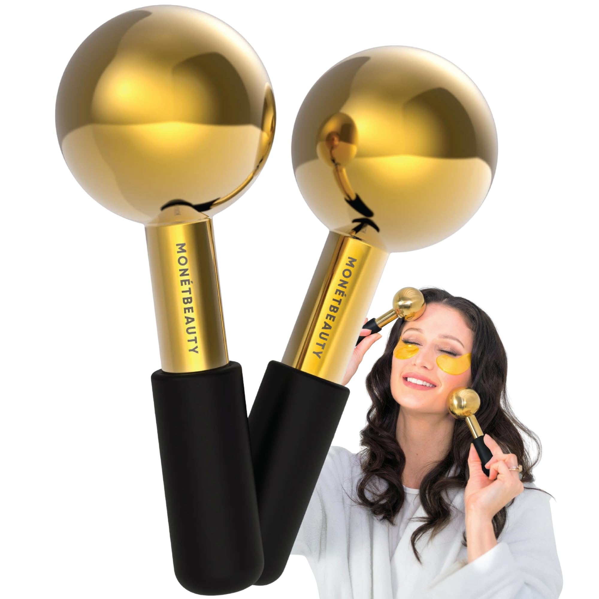 Tighten Skin, Depuff & Sinus Relief? Stainless Steel Ice Globes for Facials, Durable Cryo Globes Instantly Reduce Puffiness, Tighten Pores, Face Globes Facial Massages & Daily Beauty Routine