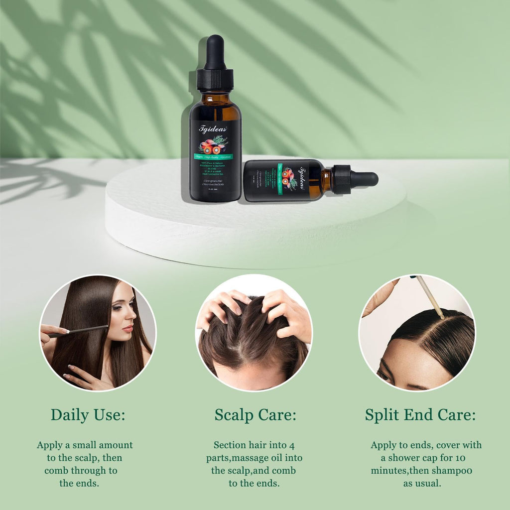 Tgideas Rosemary Batana Hair Oil for Scalp Care & Hair Strengthening 1 Pack