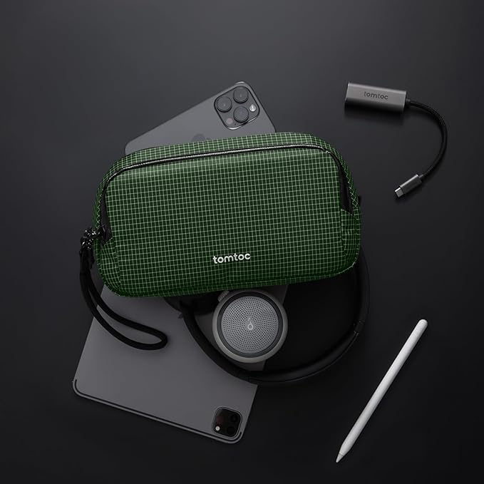 tomtoc Electronic Organizer Travel Case Performance, Dual Compartment Bag