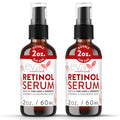 Retinol Serum for Face with Hyaluronic Moisture Complex Lightweight Night Serum for Smoother, Radiant-Looking Skin | Helps Minimize the Appearance of Fine Lines & Uneven Tone 2 oz 2 Pack